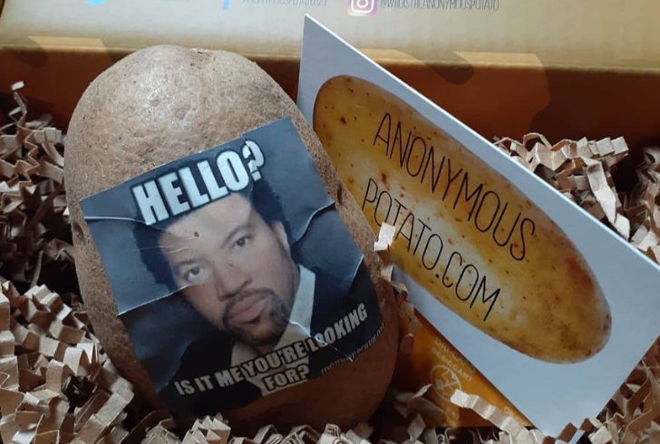 A quirky Valentine’s Day prank is sending a potato with a printed face or message on it.