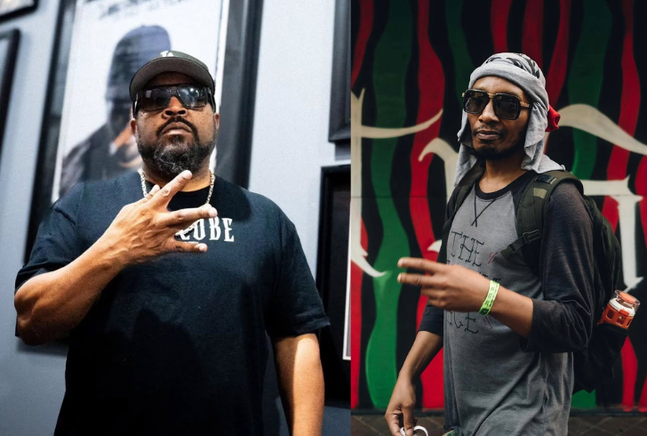 Ice Cube and Del hip-hop cousins