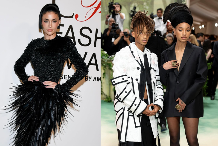 Kylie jenner, Jaden and Willow smith.