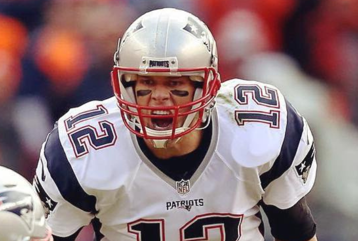 Tom Brady in Patriots uniform