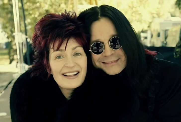 Ozzy and Sharon together smiling